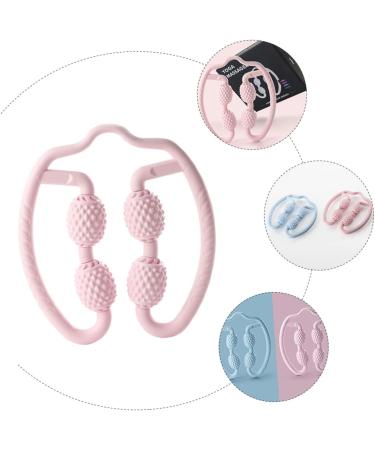 Tofficu Neck and Shoulder Massage Device - Handheld Foam Ring Wheel for Deep Tissue Relief | 1PC Linset Uh - Pink - International Shipping Available - Buy Online on GoSupps.com