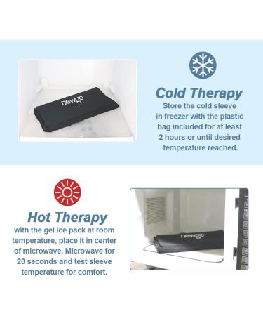 NEWGO Elbow Ice Pack - Cold Therapy Compression Sleeve for Tendonitis, Pain Relief & Inflammation - Buy Online on GoSupps.com