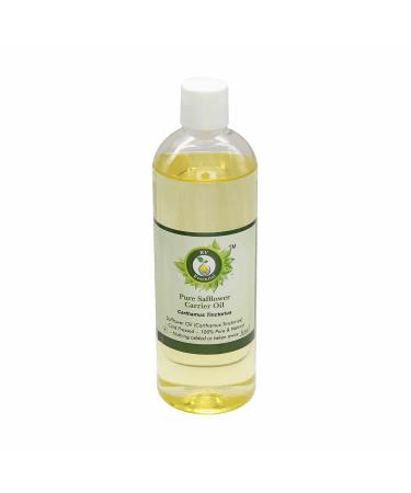 Safflower Oil | Carthamus Tinctorius | for Skin | for Cooking | Unrefined | for Painting | for Face | for Hair | for Skin | 100% Pure Natural | Cold Pressed | 100ml | 3.38oz by R V Essential 3.38 Fl Oz (Pack of 1)