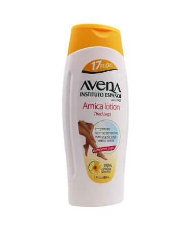 Avena Instituto Espa ol Arnica Lotion for Tired Legs - 2-Pack of 17 FL Oz - Improves Skin Appearance and Refreshes, Ideal for Varicose Veins Areas - Buy Online on GoSupps.com