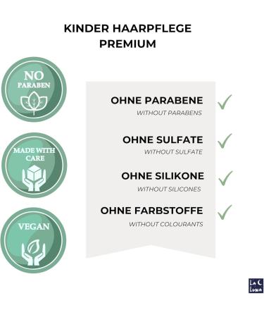 THE MOON La Luna Hair Shampoo for children light comb spray with aloe vera valuable ceramides no pulling vegan La Luna hair care hair treatment boys and girls hair care leave in 350 ml - Buy Online on GoSupps.com