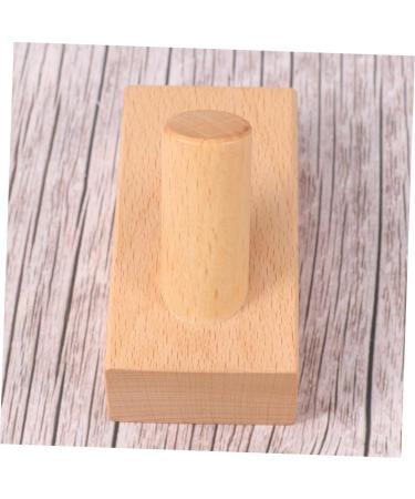 Alipis 2pcs Wooden Coat Hanger Adhensive Clothes Hook Key Storage Rack Jacket Door Back Hook Natural 8X4 cmx2pcs As Shownx2pcs - Buy Online on GoSupps.com