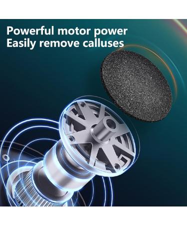 Dajidafu Electric Foot Cordless Pedicure File Handheld Feet Dead Skin Heel Callus Remover Household Professional Cleaning Black - Buy Online on GoSupps.com