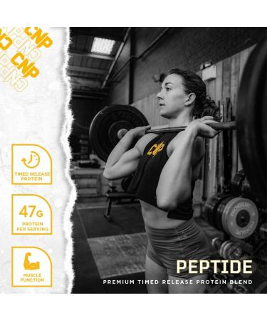 CNP Professional Peptide High Protein 48g Premium Timed Release Protein Blend Micellar Casein Digestive Enzymes 2.2Kg 6 Flavours Available (Vanilla) New Vanilla - Buy Online on GoSupps.com