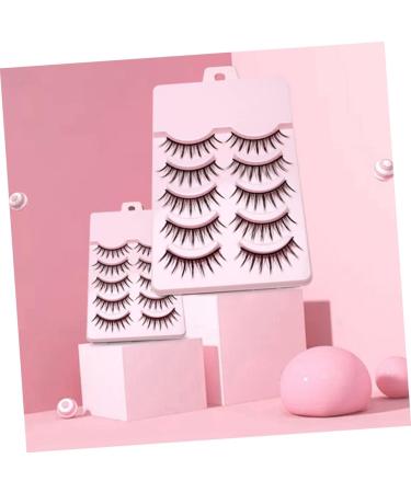 POPETPOP Mango 20 Pairs Fake Eyelashes Natural False Eyelashes False Lashes Women Eyelashes Lashes That Look Like Extensions Washing Capsules Soft Light Eye Lashes Japanese Fiber Set - Buy Online on GoSupps.com