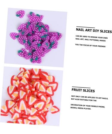 FOMIYES 4800 Pcs 12 Fruit Sliced nail Art Accessories Nails Flower Decor Manicure Art Diy Slices Nail Manicure Fruits Slices Diy Manicure Decals Nail Fruit Resin Charm Flowers - Buy Online on GoSupps.com