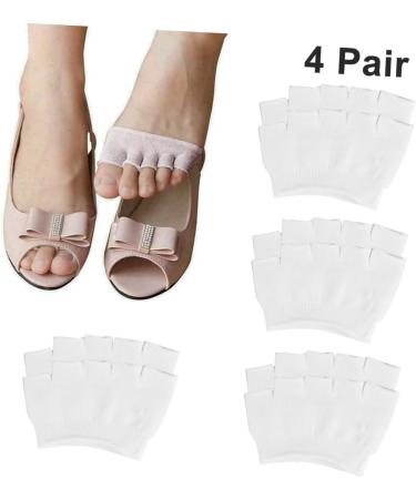 PackoVE High-Heel Socks for Women & Men | 4 Pairs No-Show Cotton Cushions for Slip-On Sneakers | Invisible Medium-Footed Support - Buy Online on GoSupps.com
