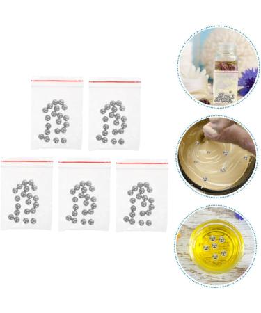 FRCOLOR 5 Nail Mixing Ball Accessories for Nail Care Stainless Balls Models Nail Gel Polish Colour Mixing Ball Stainless Steel Mixing Tools Mixing Multifunctional Glaze Manicure Tools Painting - Buy Online on GoSupps.com