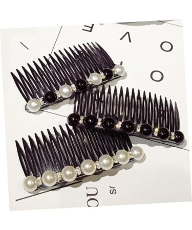 FRCOLOR Set of 6 comb headpiece pearl headpiece made of pearls rhinestone comb hair styling hair accessories combs tiara comb headdress made of rhinestone decorative comb headdress Korean version - Buy Online on GoSupps.com