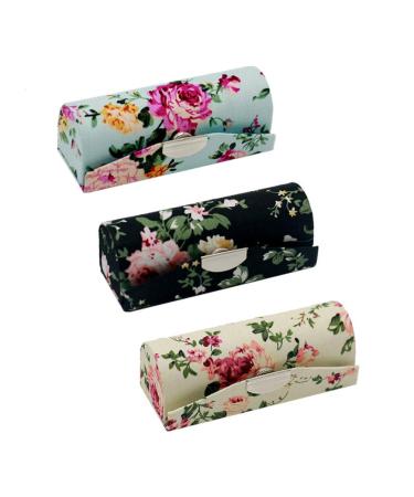 Shop Hanyi 3 Pcs Retro Print Leather Lipstick Box with Mirror - Perfect Gift for Lipstick Lovers | International Shipping Available - Buy Online on GoSupps.com