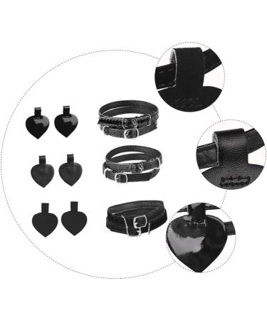 LIFKOME High Heel Stickers & Cushions - 3 Sets of Faux Teeth Heel Grips for Ladies | Elastic Stretchy Shoelaces & Suede Inserts | Comfort & Support for All Shoes - Buy Online on GoSupps.com