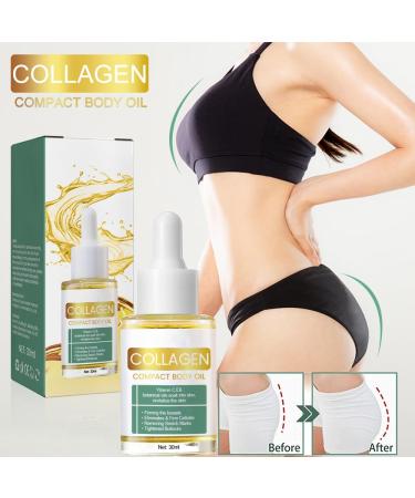 Collagen Lifting Body Oil | Anti-Cellulite & Body Shaping Massage Oil for Abdomen & Legs - Shop Internationally - Buy Online on GoSupps.com