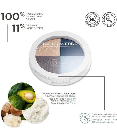 Naturaverde Bio Palette Ombretti N 04 Oc an - Buy Online on GoSupps.com