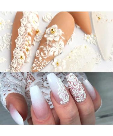 4 Sheets 5D Stereoscopic Embossed Nail Art Stickers Rose Butterfly Relief Self-Adhesive Nail Stickers Decals Nail Supplies Nail Designs kit for Women Girls Nail Decorations(Style A) - Buy Online on GoSupps.com
