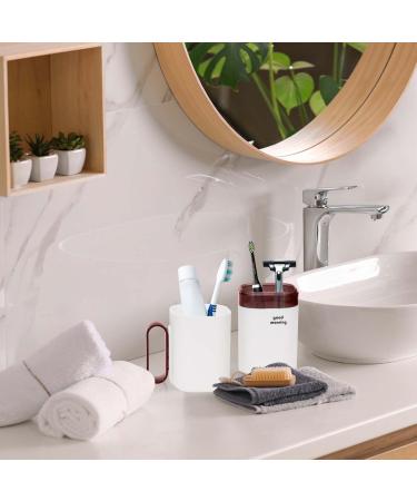 Travel Toothbrush Holder Covered Toothbrush Holder Green Portable Toothbrush Cup Multifunctional Travel Toothbrush Case Toothbrush Travel Containers (Fuchsia) - Buy Online on GoSupps.com