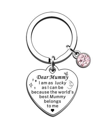 JMIMO Mummy Gifts Mummy Keyring from Son Daughter Mothers Day Gifts Mummy Birthday Gifts Best Mummy Gifts Christmas Keyring Present for Mummy Mum Mother Mama