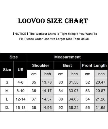 Loovoo Women Workout Shirts 2 Pack Crop Long Sleeve Short Sleeve | Athletic Compression Dry Fit Yoga Gym Tops - Black & White | Size Small - Buy Online on GoSupps.com