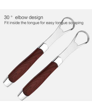 Stainless Steel Tongue Scraper - Oral Breath Freshener Tool for Adults | Tongue Cleaning Brushes & Beauty Essentials - Buy Online on GoSupps.com