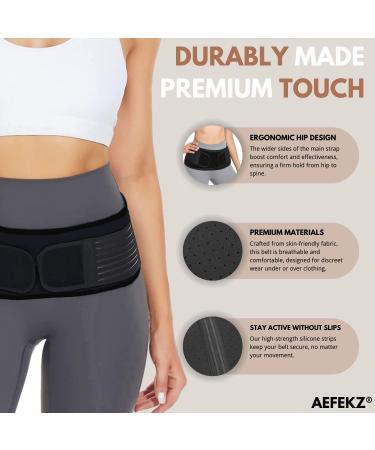 Si Belt for Women & Men - Best Pelvic Support Belt for Sciatica Lower Back Pain & Postpartum Relief | Adjustable Anti-slip Breathable Design - Buy Online on GoSupps.com