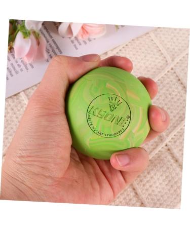 Frcolor Mini Yoga Massage Ball - 6.5cm Green Fitness Fascia Ball with Adhesive Strips & Net Bag - Ideal for Sports & Relaxation - Buy Online on GoSupps.com