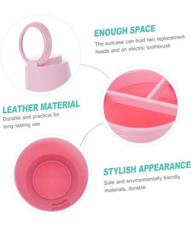 iPetboom Travel Toothbrush Storage Box & Toothpaste Case - Pink Raccoon Holder 20.5x6cm - Perfect for Outdoor Adventures & International Shipping - Buy Online on GoSupps.com