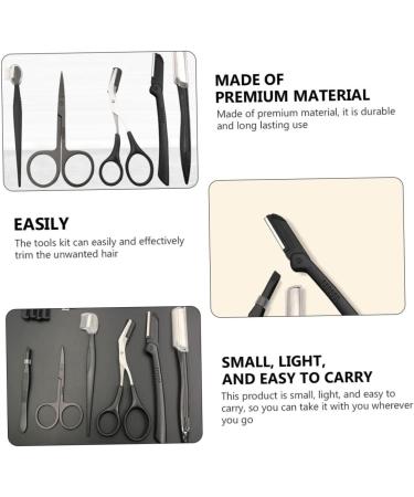FOMIYES Beauty Makeup & Eyebrow Tools Set - Women's Razor Eyebrow Trimmer Scissors & Facial Razors for Perfect Grooming - Buy Online on GoSupps.com