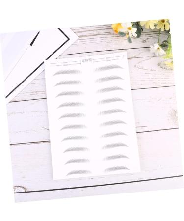 Beavorty 4 Sheets Pairs Makeup Brow Sticker Black Makeup Eyebrow Makeup Tools Eyebrow Stickers 6 Proof - Buy Online on GoSupps.com