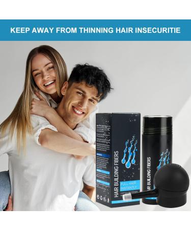 Spout Hair: Instant Hair Sealing & Volume Powder for Men & Women - Invisible Hair Loss Solution (Black Set) - Buy Online on GoSupps.com