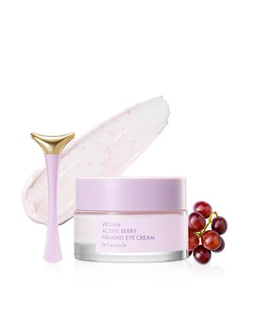 Dr.Ceuracle Vegan Active Berry Firming Eye Cream with Applicator - Hydrating Resveratrol Eye Treatment for Dark Circles and Puffiness Korean Skincare for Stocking Stuffers (32g / 1.12 oz.)