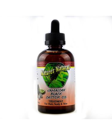 Nature's Natural Jamaican Black Castor Oil 4 oz w/Special Child Safety Dropper Cap