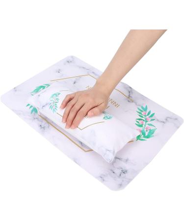Nail Hand Rest Stand Nail Arm Rest Cushion Detachable Soft Rear Zipper Design Pu Leather Washable for Nail Art Salon Home for Nail Technician Use - Buy Online on GoSupps.com