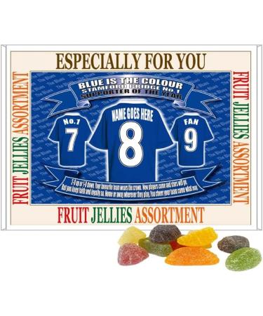 The Pensioners Football Shirt Personalised Gift Boxed Sweets - Buy Online on GoSupps.com