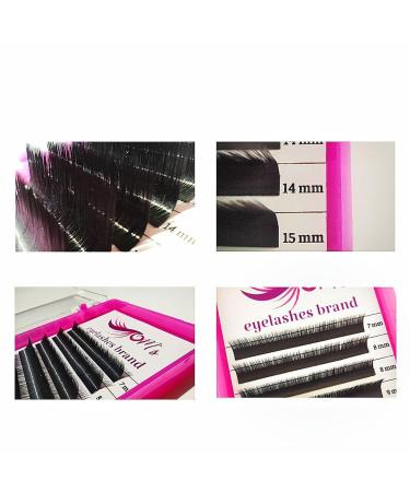 Shop OM's 100% Silk Eyelash Extensions - Premium Quality 11mm M Curl (0.10) - International Shipping Available - Buy Online on GoSupps.com