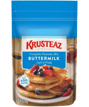 Pancake Maple Syrup Bundle Krusteaz Buttermilk Complete Pancake Mix 4.53kg With Signature Canadian Maple Syrup 1L Grade A Amber Boxed Treatz - Buy Online on GoSupps.com