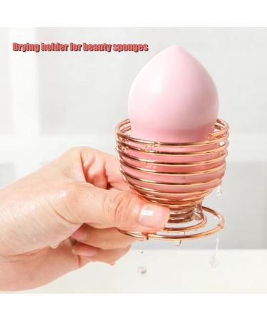 Makeup Sponge Holder - Beauty Blender Travel Case & Drying Stand (Pink) - Buy Online on GoSupps.com