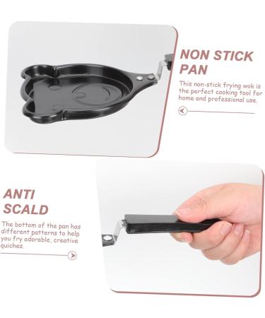 Zerodeko Bayou Classic Breakfast 4pcs Cartoon Non Stick Pan Handle Mini Pancake Camping 26X12CM Black - Buy Online on GoSupps.com