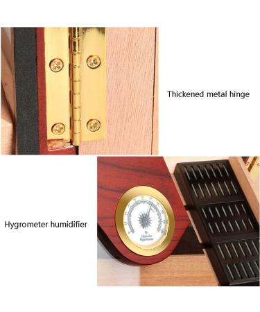 Humidors Cigar Cabinet Cedar Cigar Humidor Household Cigar Box Cigar Display Case 100 Capacity (Color : Red Size : 49 * 29 * 33.4cm) 49*29*33.4cm Red - Buy Online on GoSupps.com