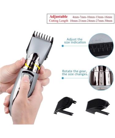 Professional Electric Hair Clippers & Barber Scissors for Men - Rechargeable Hair Trimmer & Beard Cutting Tools - Buy Online on GoSupps.com
