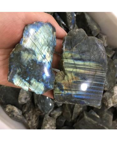 Specimen 2pcs Natural Rough Quartz Specimen Labradorite Crystal Samples 120-130g - Buy Online on GoSupps.com