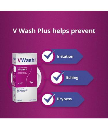 VWash Intimate Hygiene Wash 200ml - Keep Clean & Fresh All Day - Buy Online on GoSupps.com