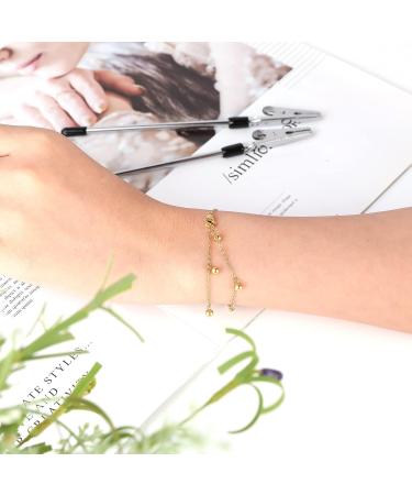 2-Piece Attraction Aid Tool Bracelet Set with Metal Crocodile Clamps - Ideal for Jewelry Production & Women's Accessories - Buy Online on GoSupps.com