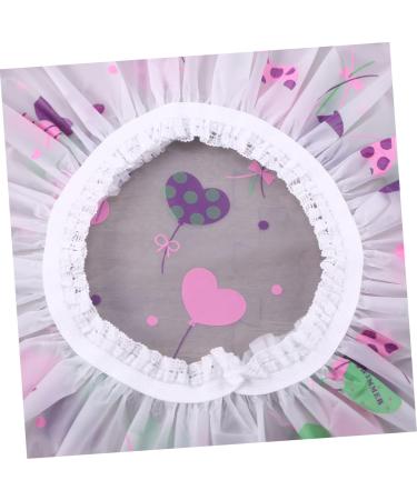10pcs Healeved Plastic Shower Cap | Thicken & Water-Proof Bath Hat for Swimming | Miss Shower - Buy Online on GoSupps.com