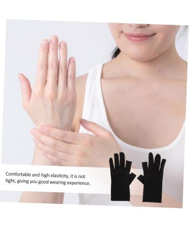 FOMIYES 1 Pair Ladies Sun Protection Gloves Fingerless Gloves Fishing Glove UV Nail Gloves Manicures Gloves Mittens Nail Art Protector UV Hand Gloves Anti-uv Gloves Salon Manicure Gloves 21x7.5x0.8cm - Buy Online on GoSupps.com