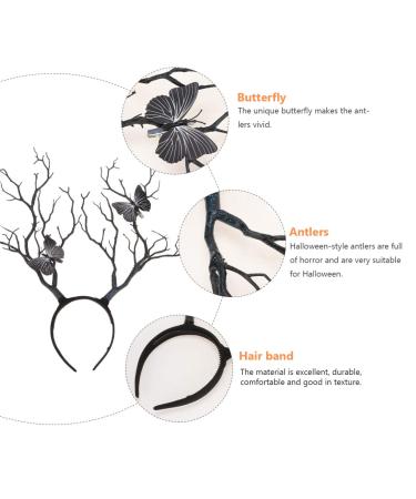 SOLUSTRE Halloween Tree Branch Antler Headband for Women & Girls - Cosplay Costume Accessory & Party Decoration - Buy Online on GoSupps.com