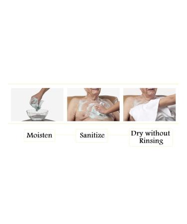 Bao Facil Soapy Bath Wipes with Chamomile - Rinse Free, Hypoallergenic, Alcohol-Free - Pack of 10 Medical-Grade Disposable Wipes for Adults - Buy Online on GoSupps.com