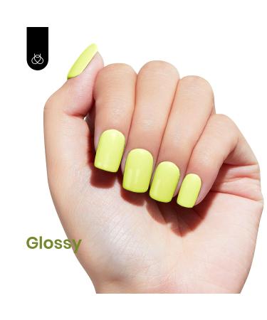Beetles Bright Neon Lemon Green Gel Polish 15ml - Soak Off UV LED, DIY Manicure Kit for Women & Girls - Buy Online on GoSupps.com