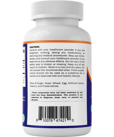 Vitamatic Tribulus Terrestris for Men - 2000 mg per Serving - 95% Saponins - 180 Vegetable Capsules - Made in The USA - Gluten Free & Non-GMO - Buy Online on GoSupps.com