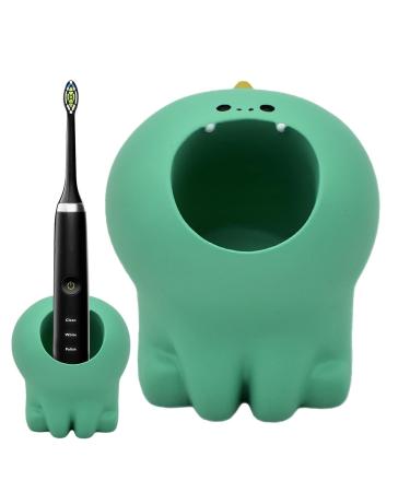 Yemyap Dinosaur Animal Toothbrush Organizer - Punch-Free Stand for Toothbrushes Makeup Brushes & Razors | Cute Bathroom Storage Solution - Buy Online on GoSupps.com
