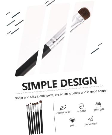 Mikinona Concealer Brush 7pcs Eye Portable for Makeup Premium Brush Women Eyeshadow Eyeliner Eyeliner Brush - Buy Online on GoSupps.com
