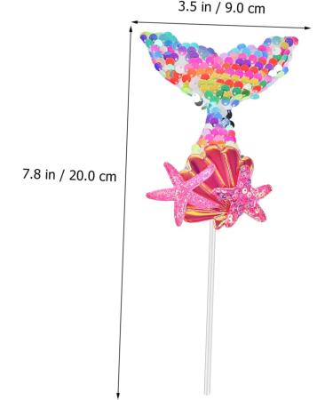 Artibetter 12 Pcs Cake Decoration Mermaid Picks for Cake Under The Sea Cake Picks Sequin Mermaid Cupcake Topper Mermaid Tail Cake Toppers Mermaid Party Supplies Paper Cup Happy Birthday Cloth As Shownx2pcs mediumx2pcs - Buy Online on GoSupps.com